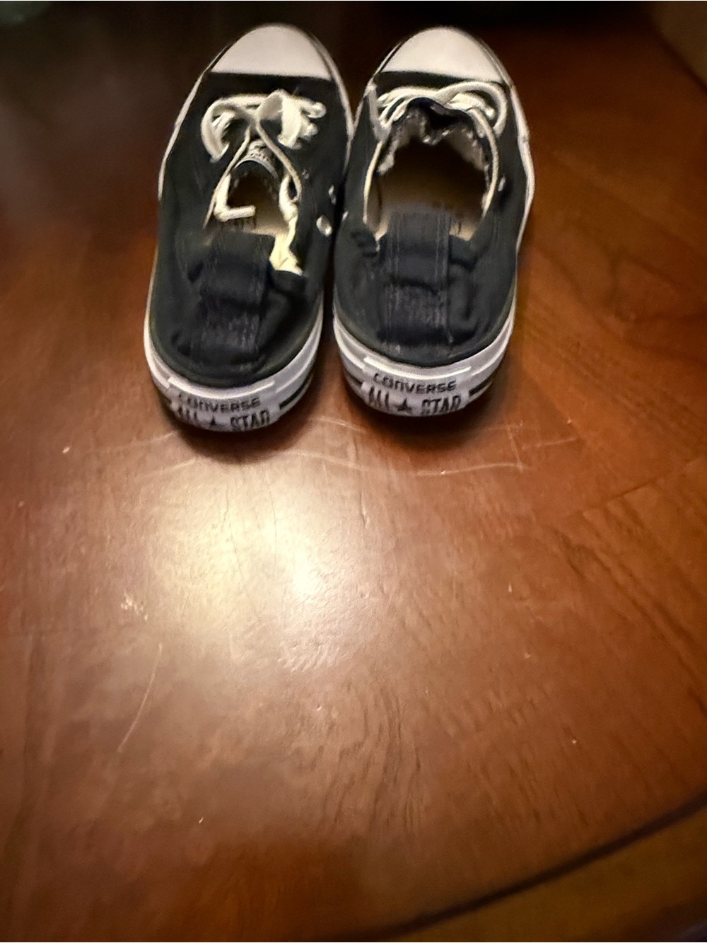 Converse Black and White Low-Top Slip-On Sneakers - Picture 4 of 6